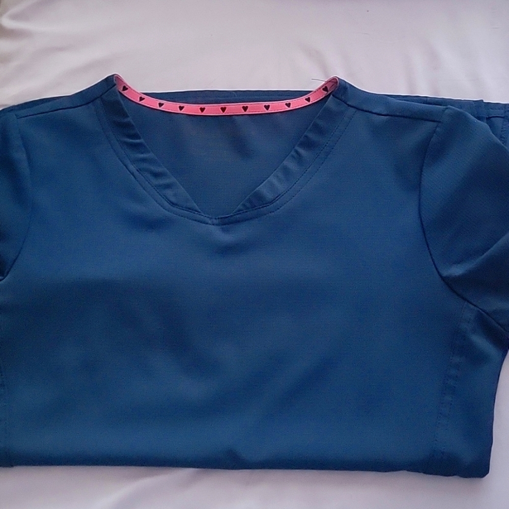 Navy Scrub Top